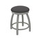Holland Bar Stool Co 18" Swivel Vanity Stool, Nickel Finish, Canter Storm Seat 80218AN004 - alternate 1